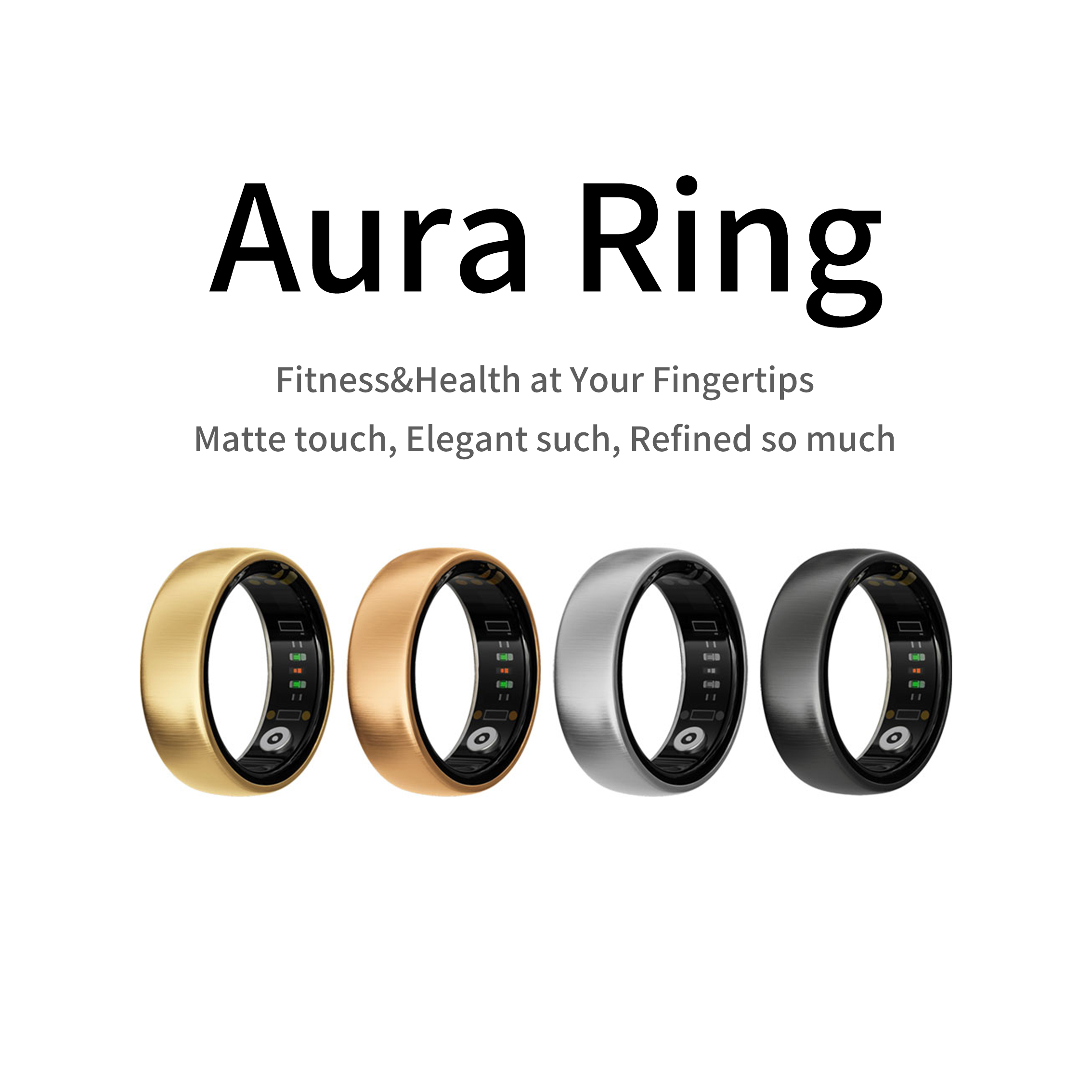 Gymnastics Rings - خاتم ذكي AURA مات للرياضة واللياقة