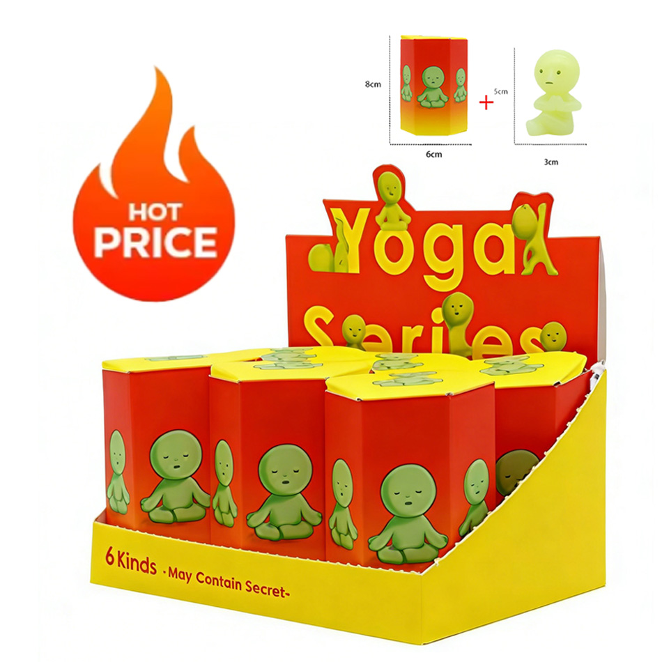 Yoga Fitness Model - صندوق مفاجآت أخضر غامض، سلسلة دمى