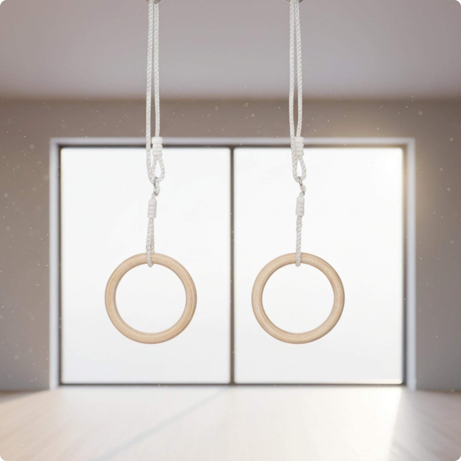 حلقات جمباز قابلة للتعديل للأط - مراجعة Gymnastics Rings وسعره