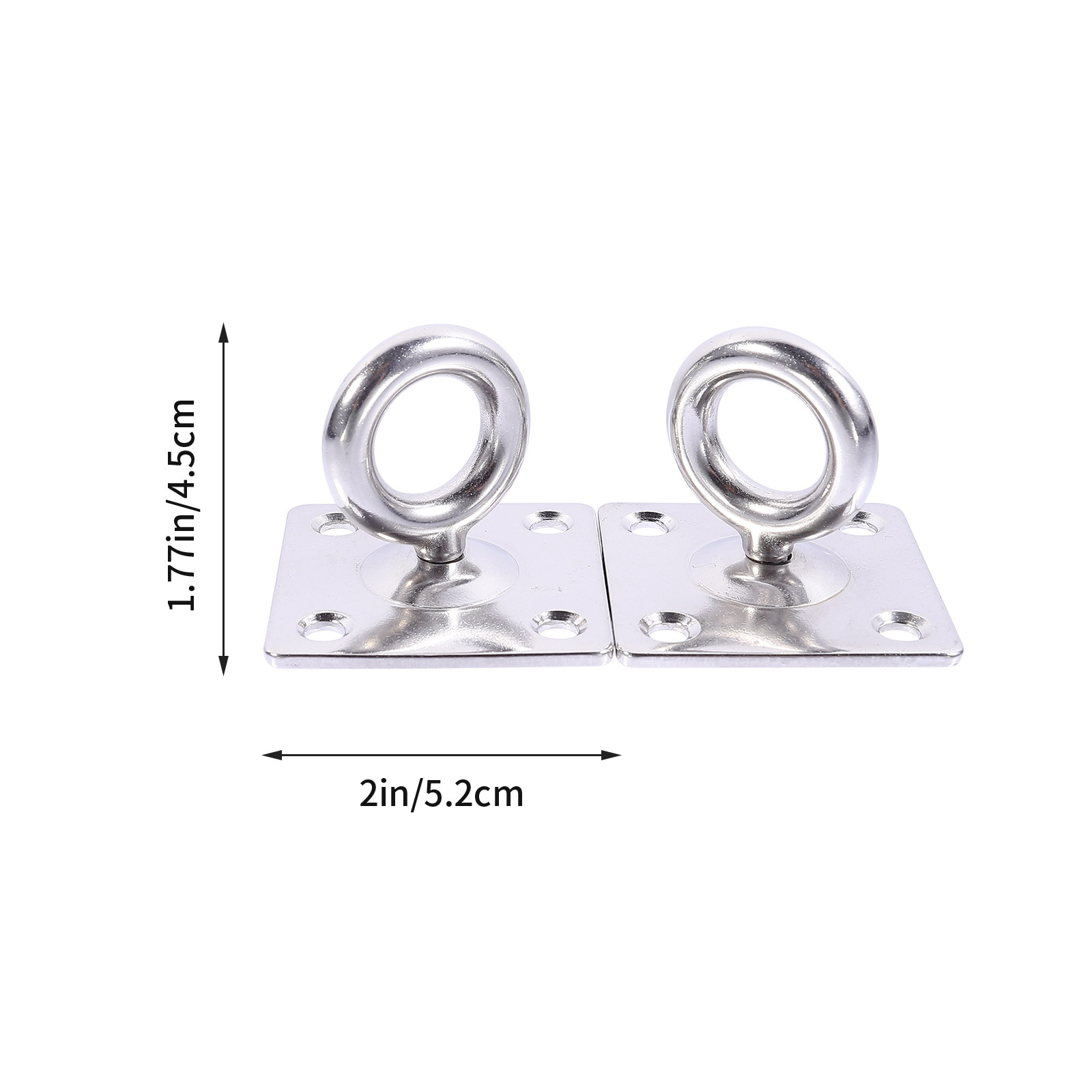 قطعتان من خطافات التعليق السقف - مراجعة Gymnastics Rings وسعره