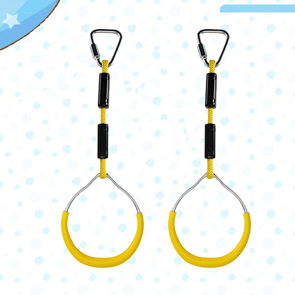 قطعتان من حلقات الجمباز الملون - مراجعة Gymnastics Rings وسعره