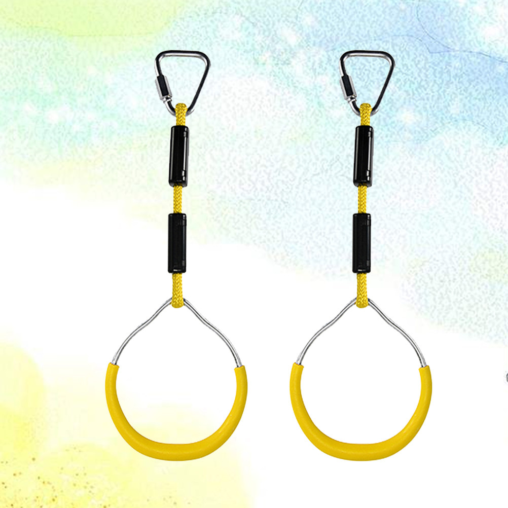 قطعتان من حلقات الجمباز الملون - مراجعة Gymnastics Rings وسعره