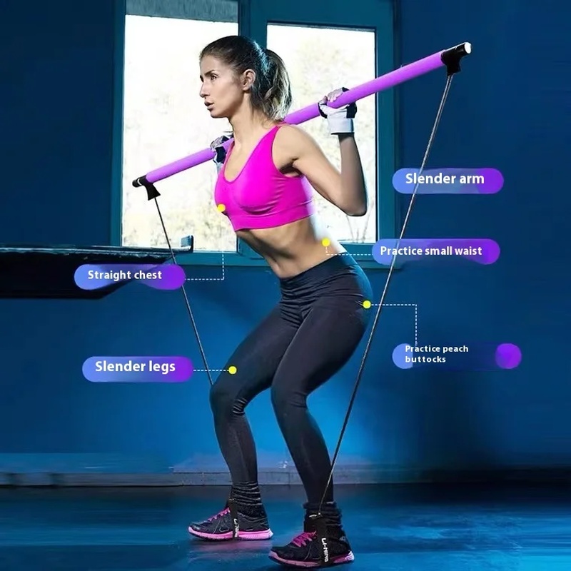 عصا البيلاتس - قضيب لياقة قابل - مراجعة Yoga Fitness Bar وسعره